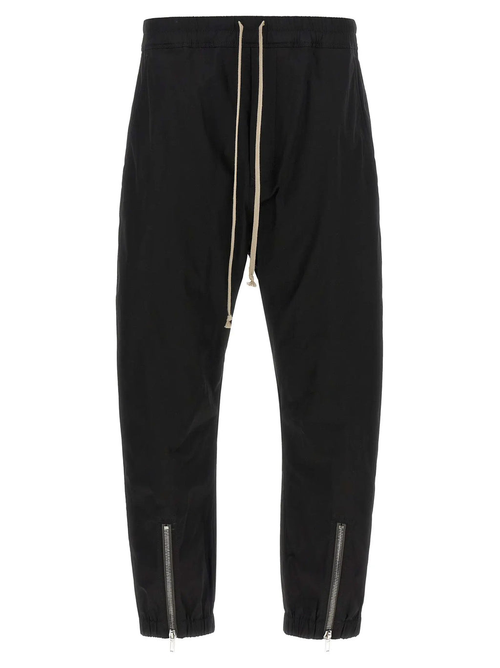 Rick Owens Black Cotton Joggers (Workout Pants)