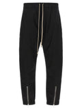 Rick Owens Black Cotton Joggers (Workout Pants)