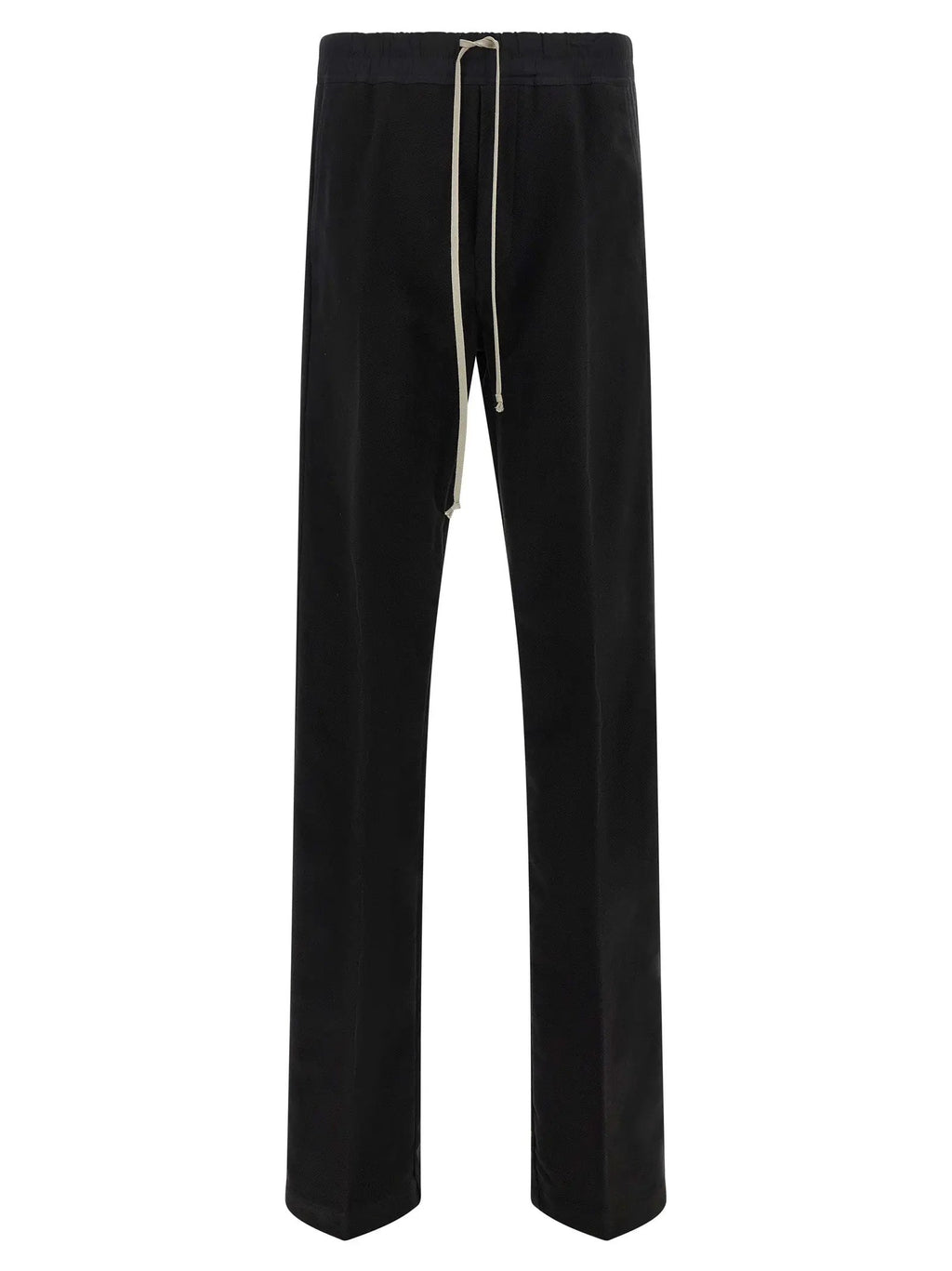 Rick Owens Black Cotton Casual Pants