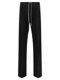 Rick Owens Black Cotton Casual Pants