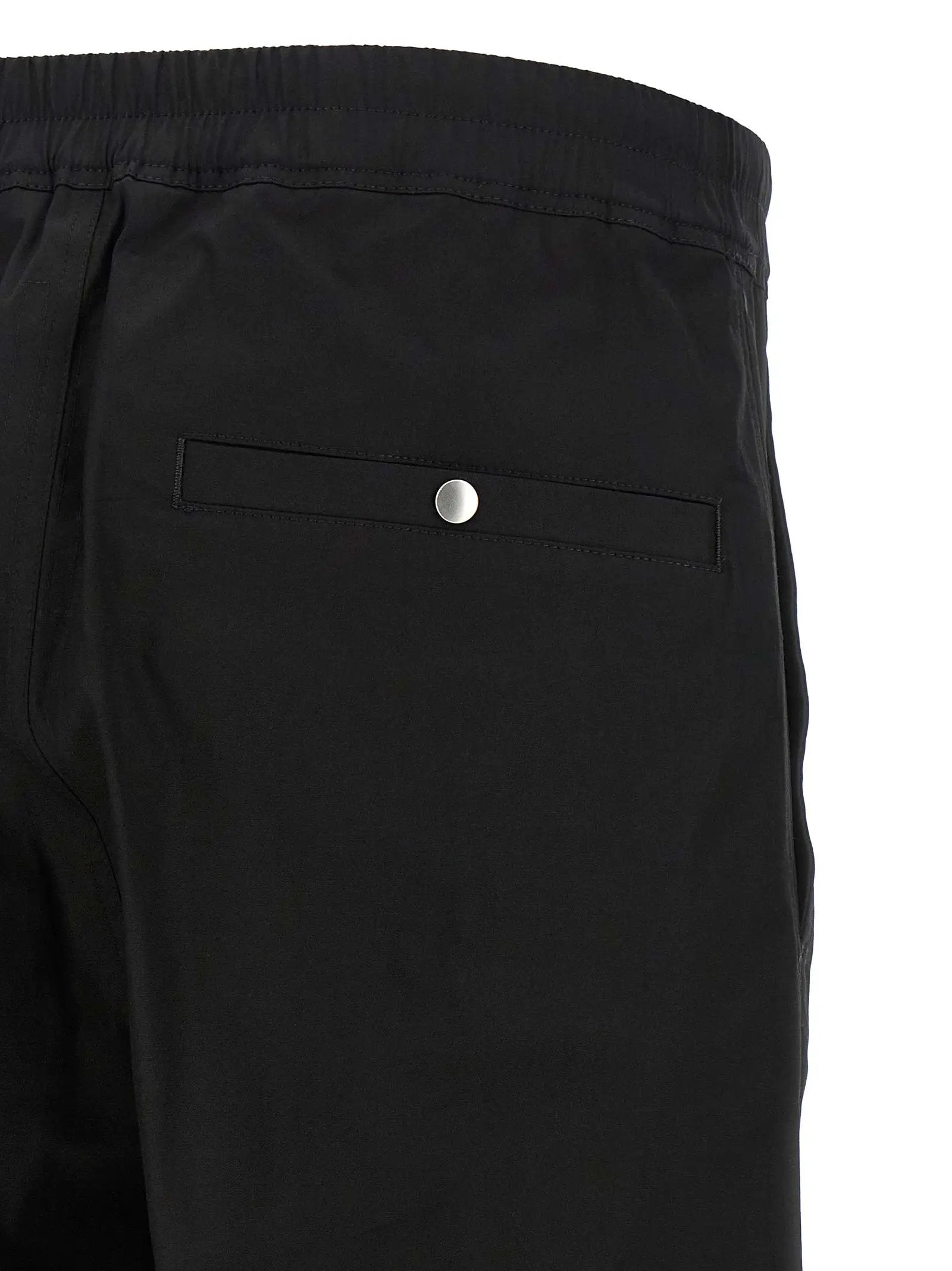 Rick Owens Black Cotton Joggers (Workout Pants)