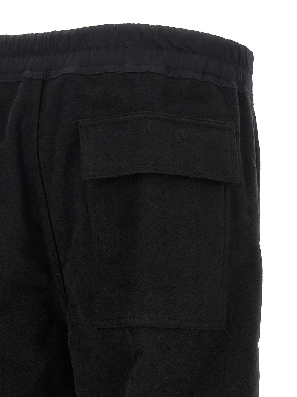 Rick Owens Black Cotton Casual Pants