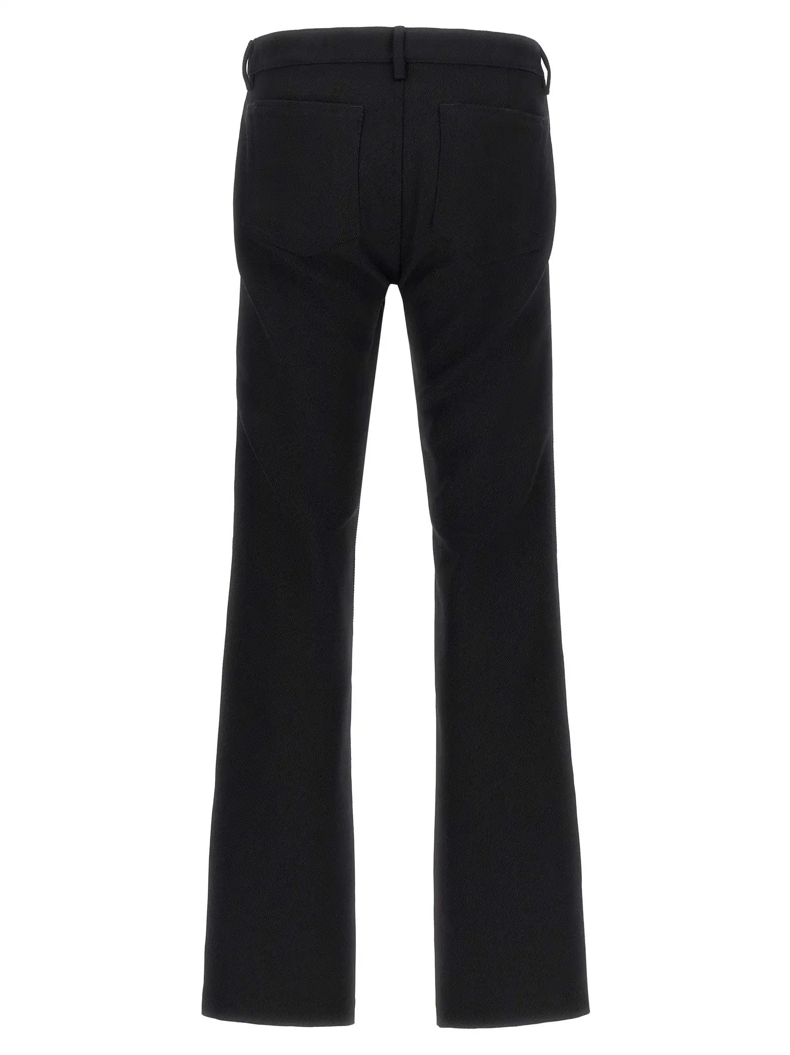 Rick Owens Black Virgin Wool Pants