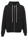 Rick Owens Black Cotton Hoodie