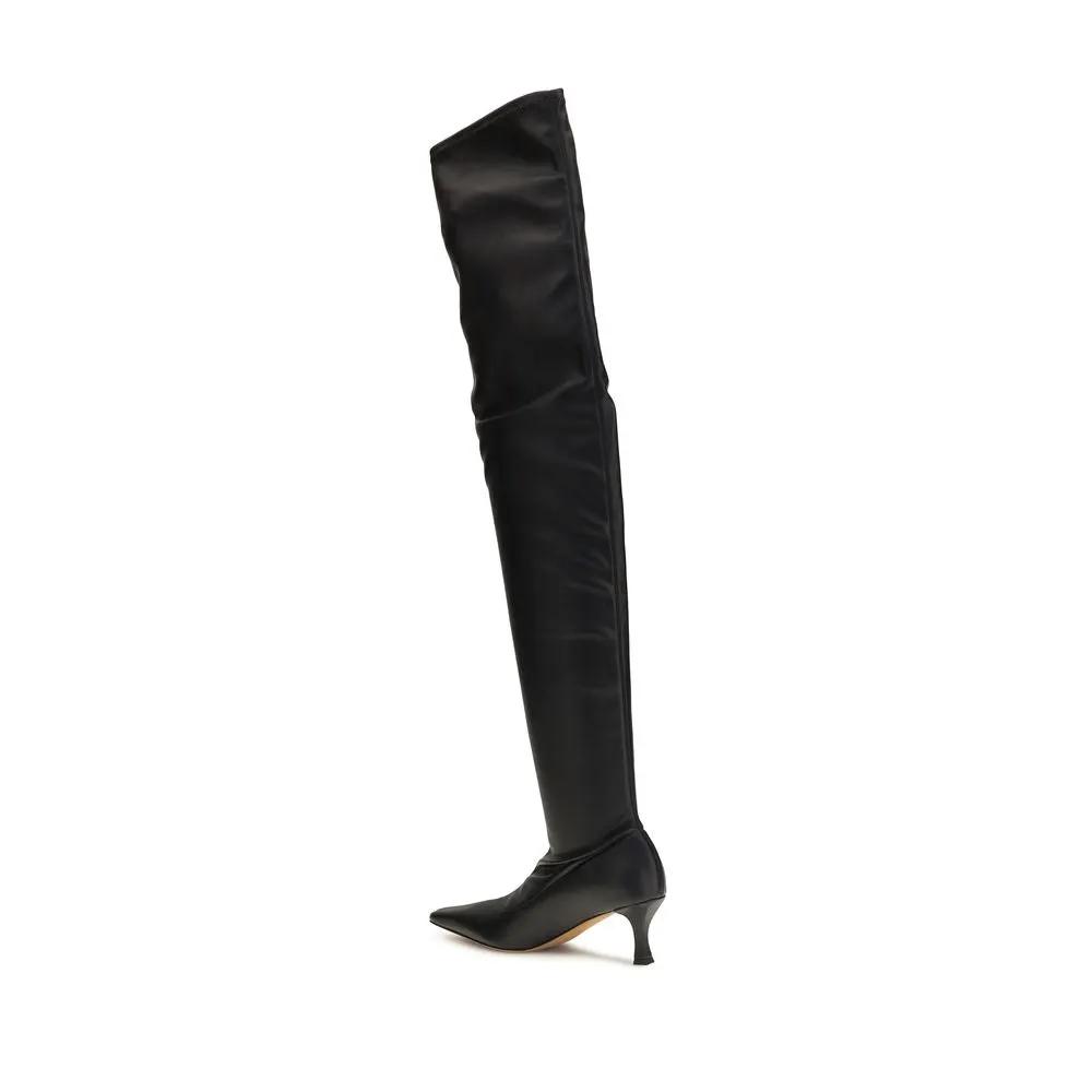 Proenza Schouler Black Polyurethane Over The Knee