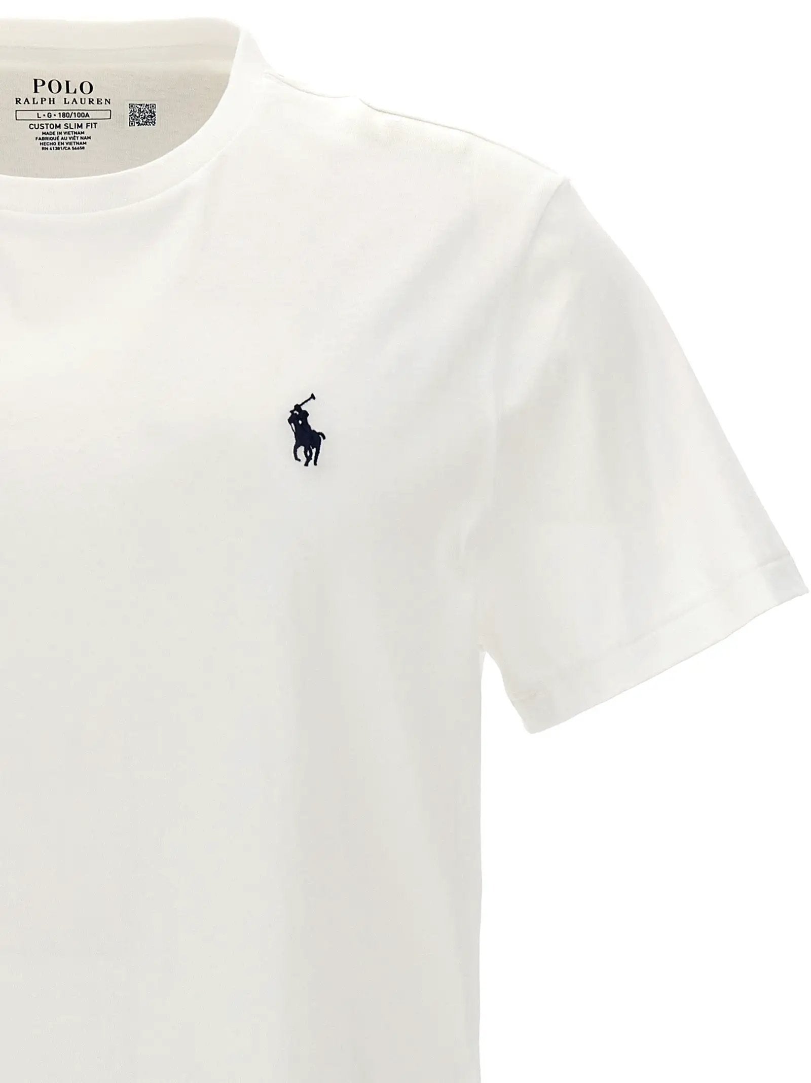 Polo Ralph Lauren White Cotton T-Shirt