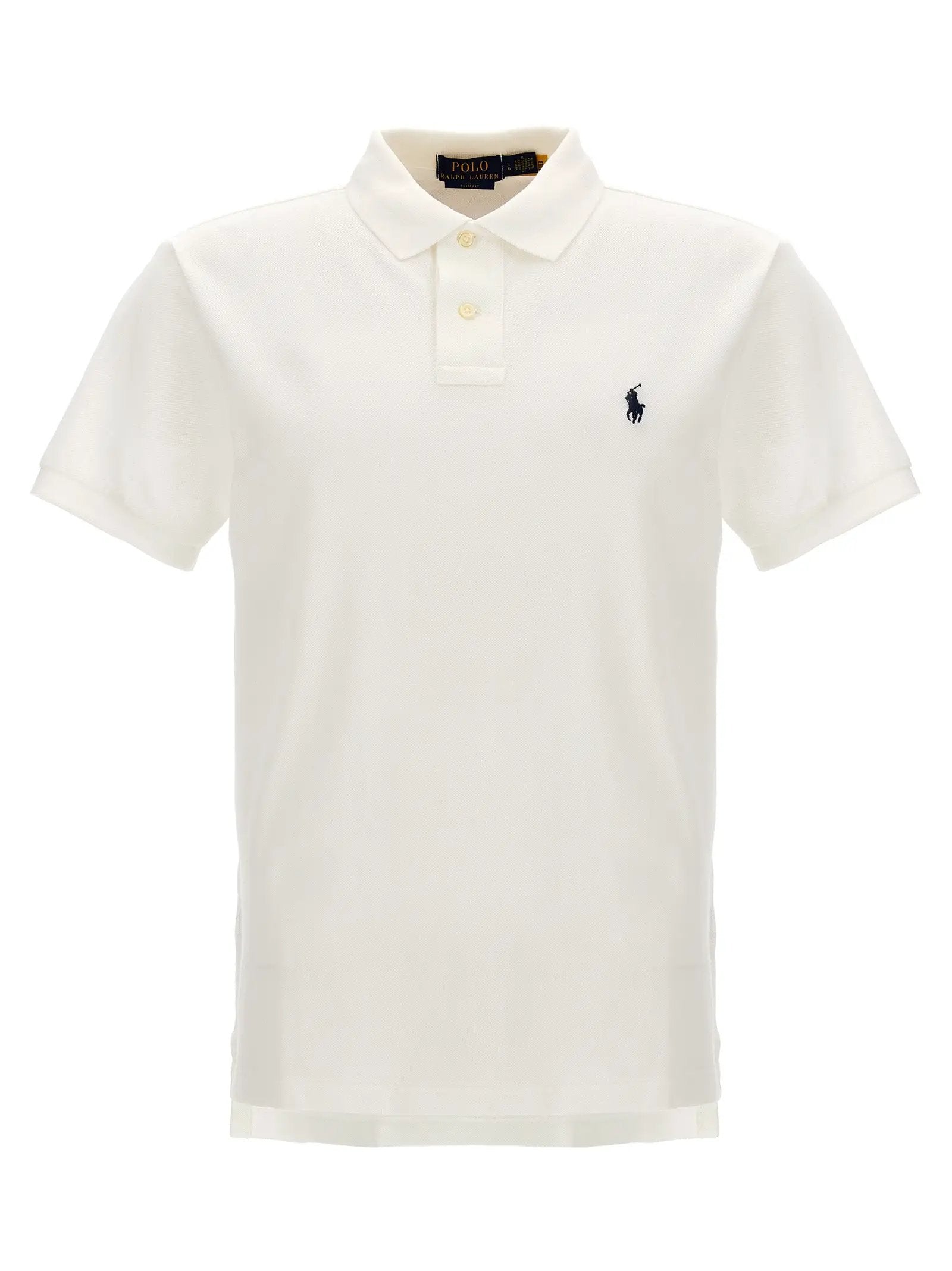 Polo Ralph Lauren White Cotton Polo Shirt