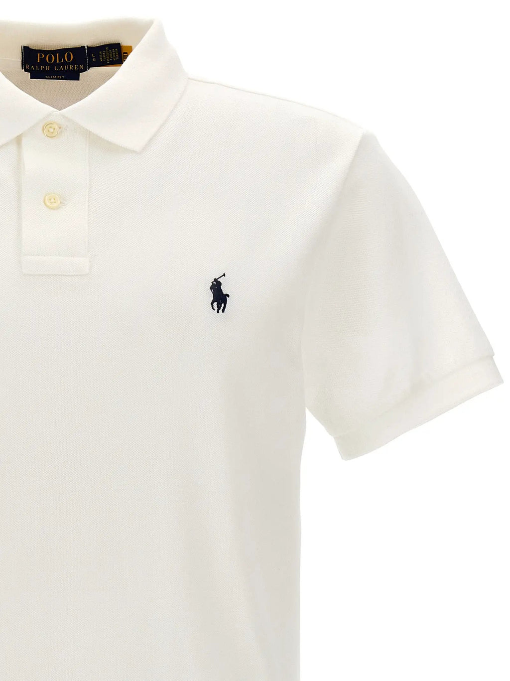 Polo Ralph Lauren White Cotton Polo Shirt