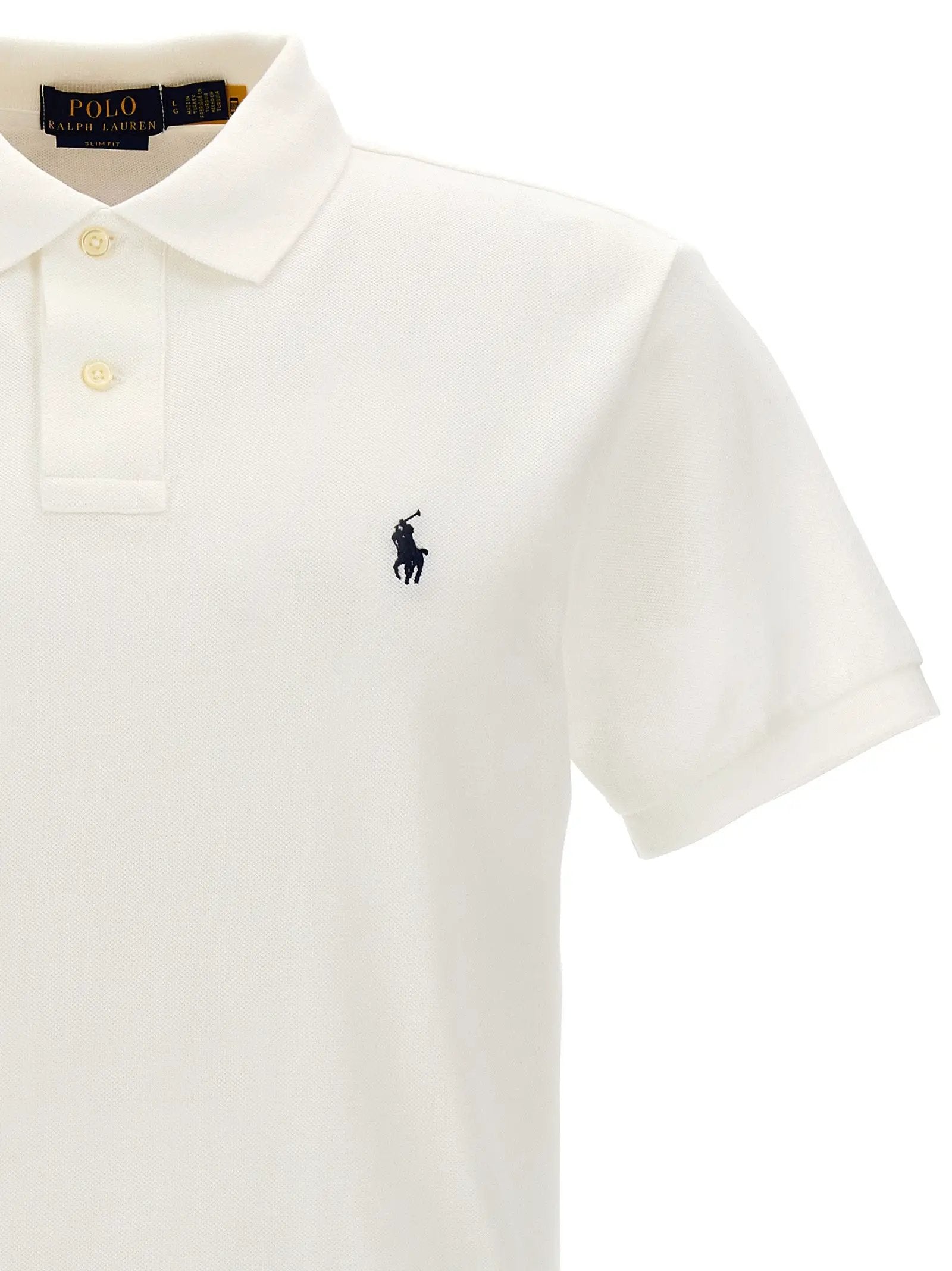 Polo Ralph Lauren White Cotton Polo Shirt