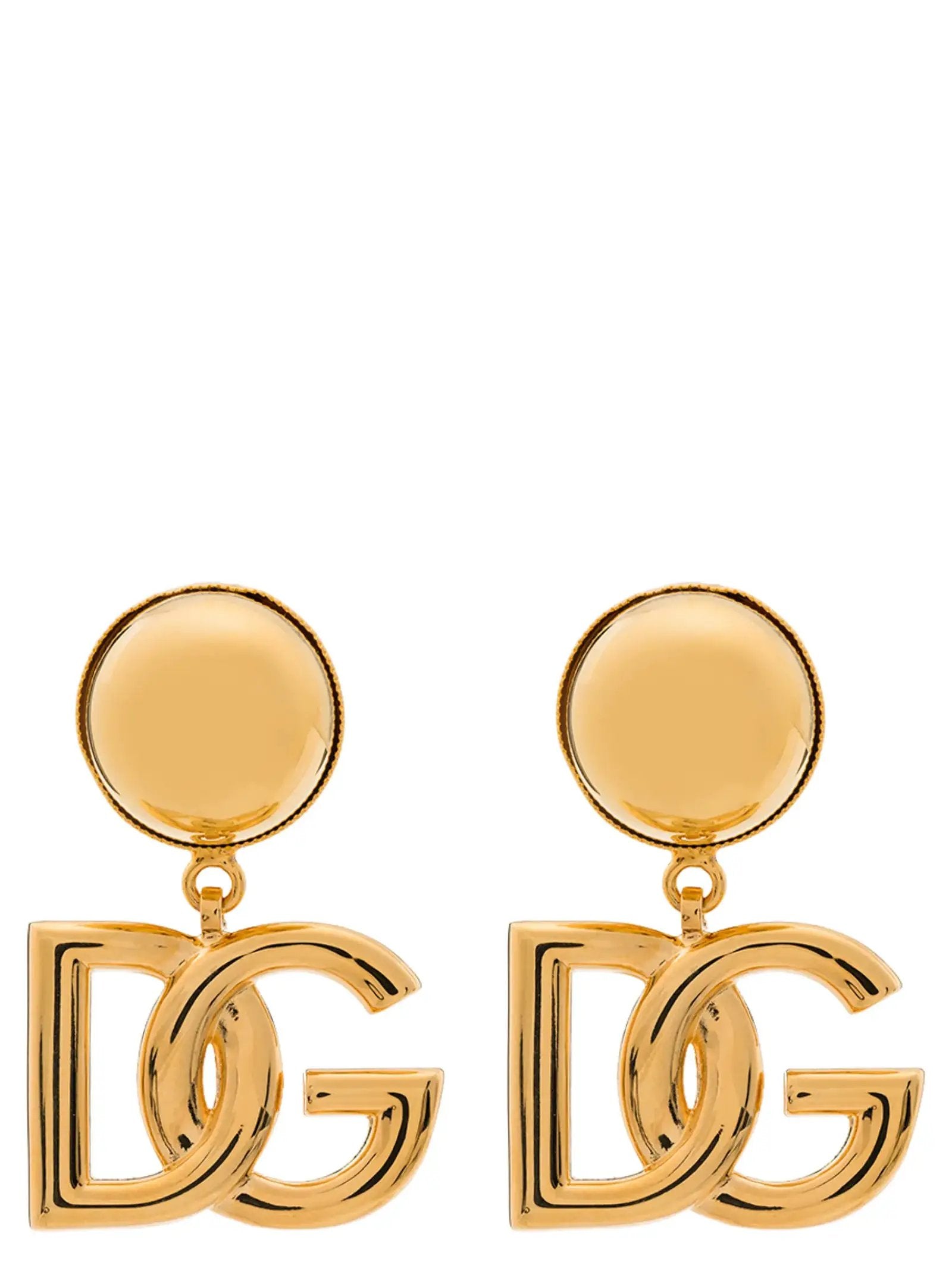Boucles d'oreilles en laiton doré Dolce &amp; Gabbana