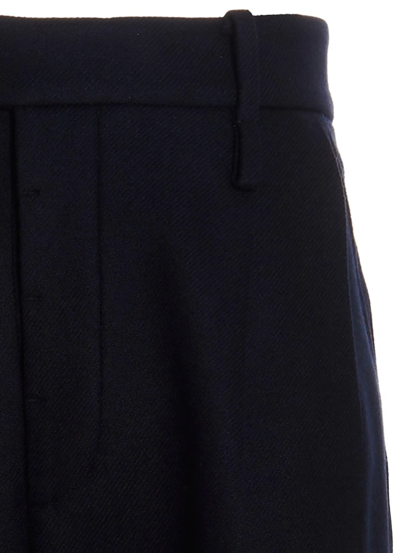 Gucci Blue Cashmere Casual Pants