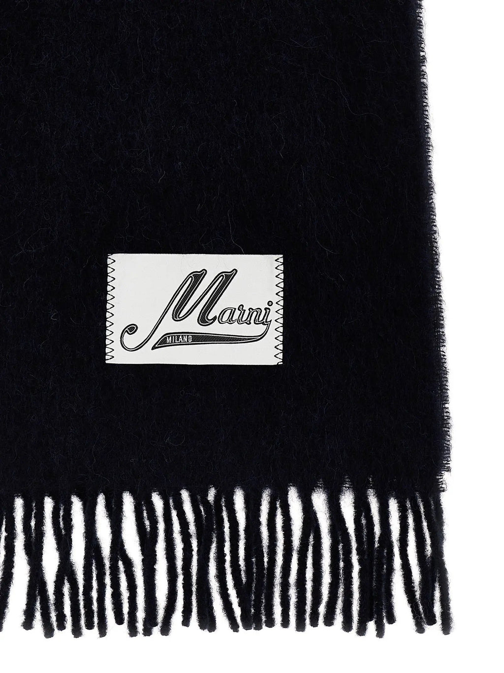 Marni Blue Wool Scarf