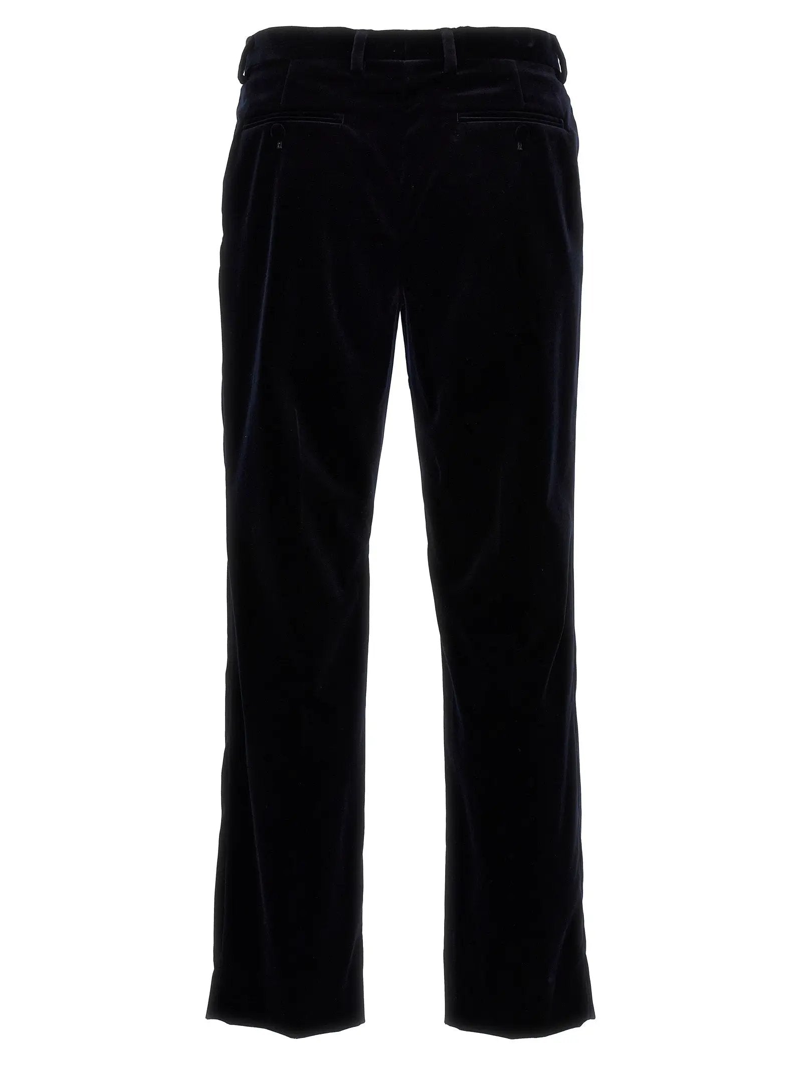 Gucci Blue Cotton Casual Pants