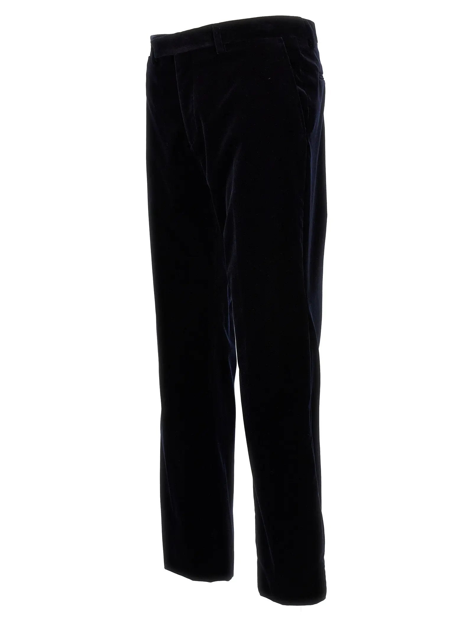 Gucci Blue Cotton Casual Pants