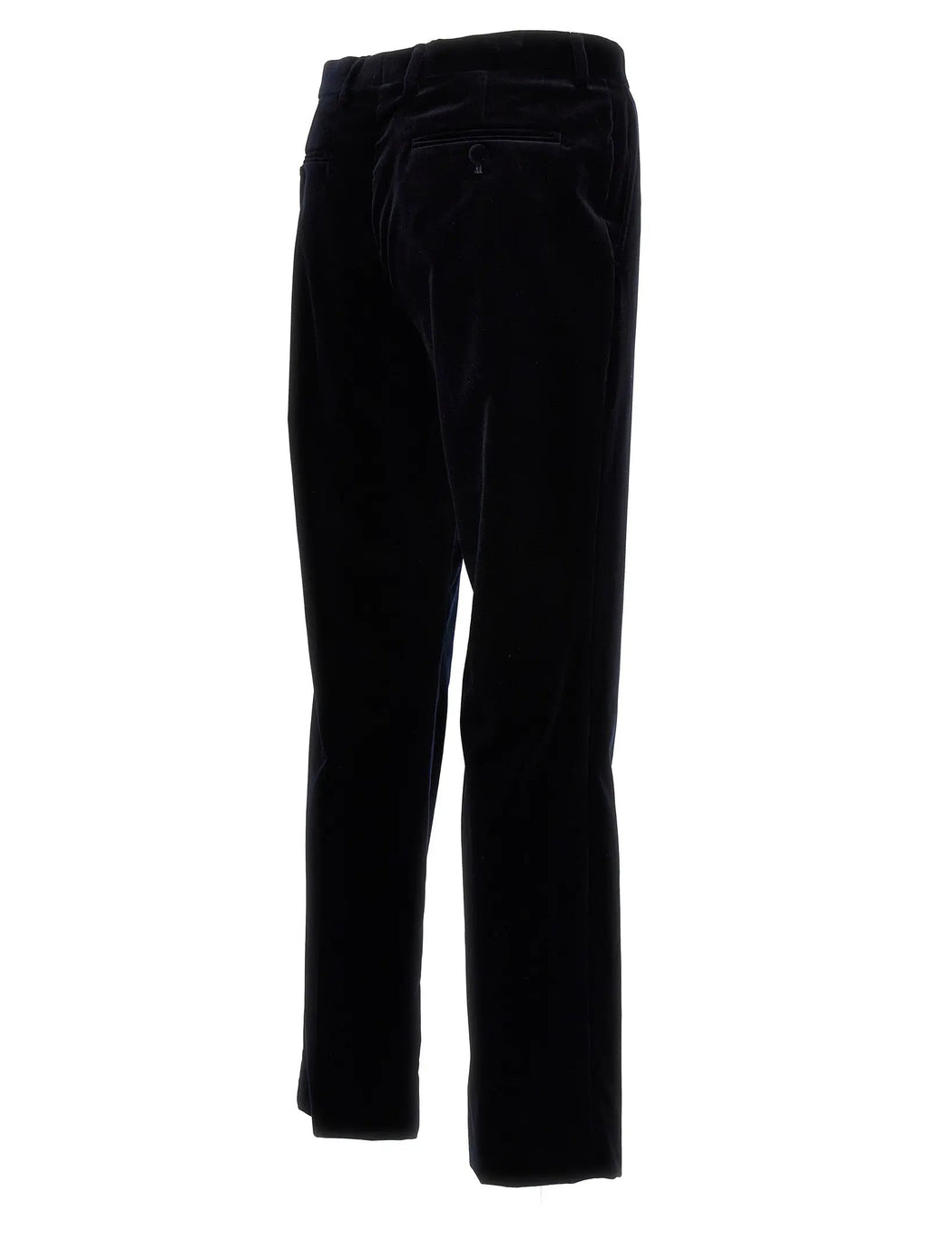Gucci Blue Cotton Casual Pants