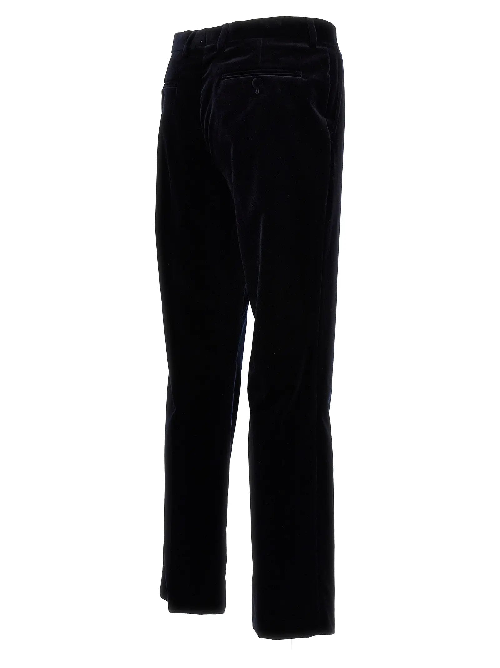 Gucci Blue Cotton Casual Pants