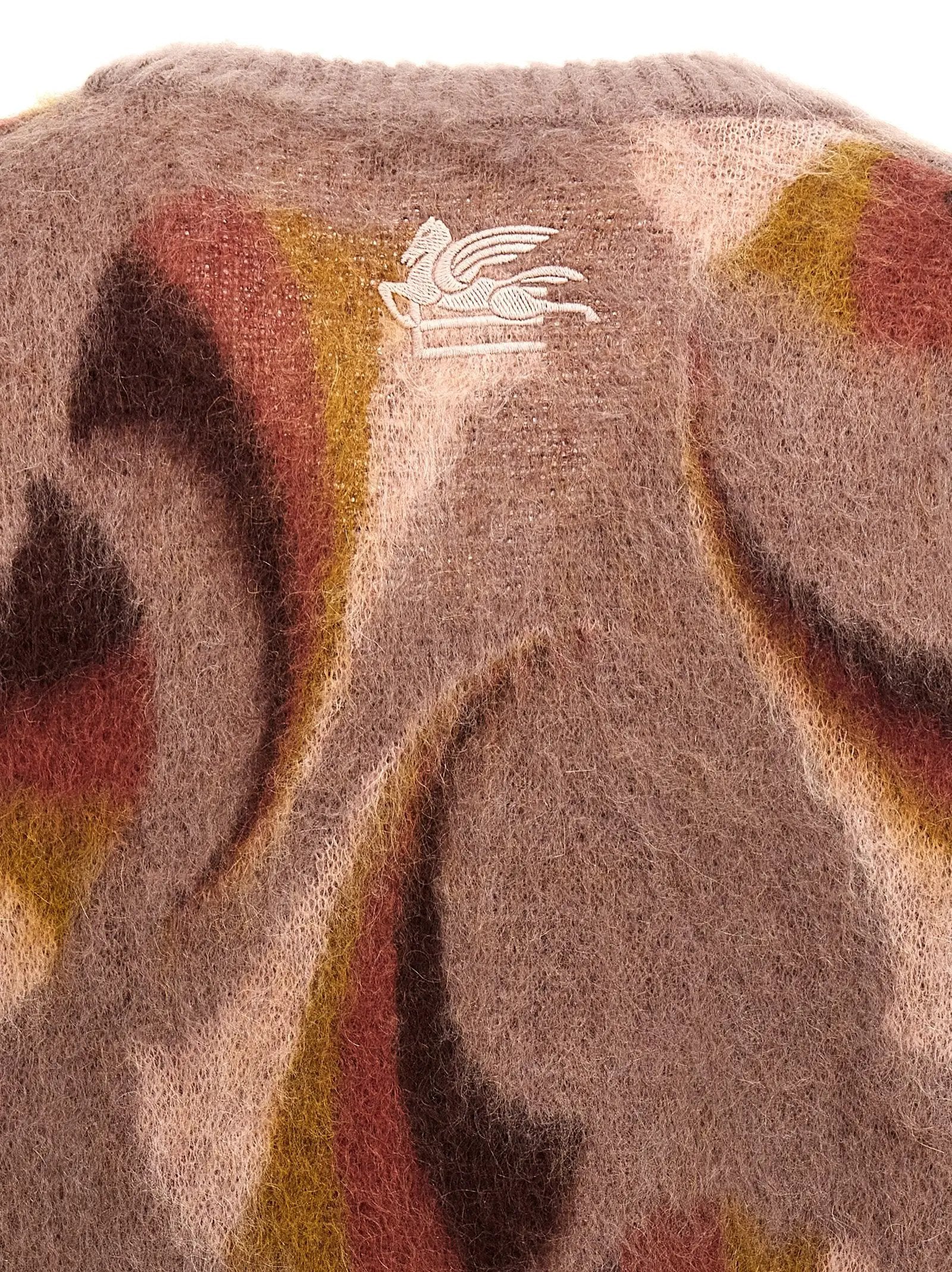 Etro Multicolor Wool Cardigan