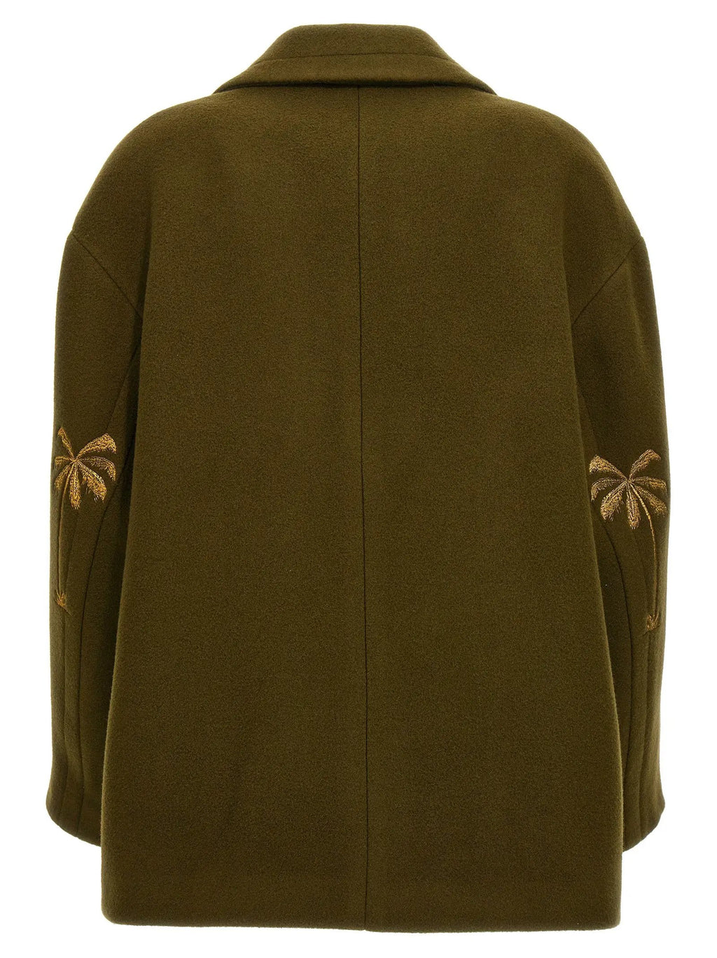Palm Angels Bicolor Virgin Wool Coat