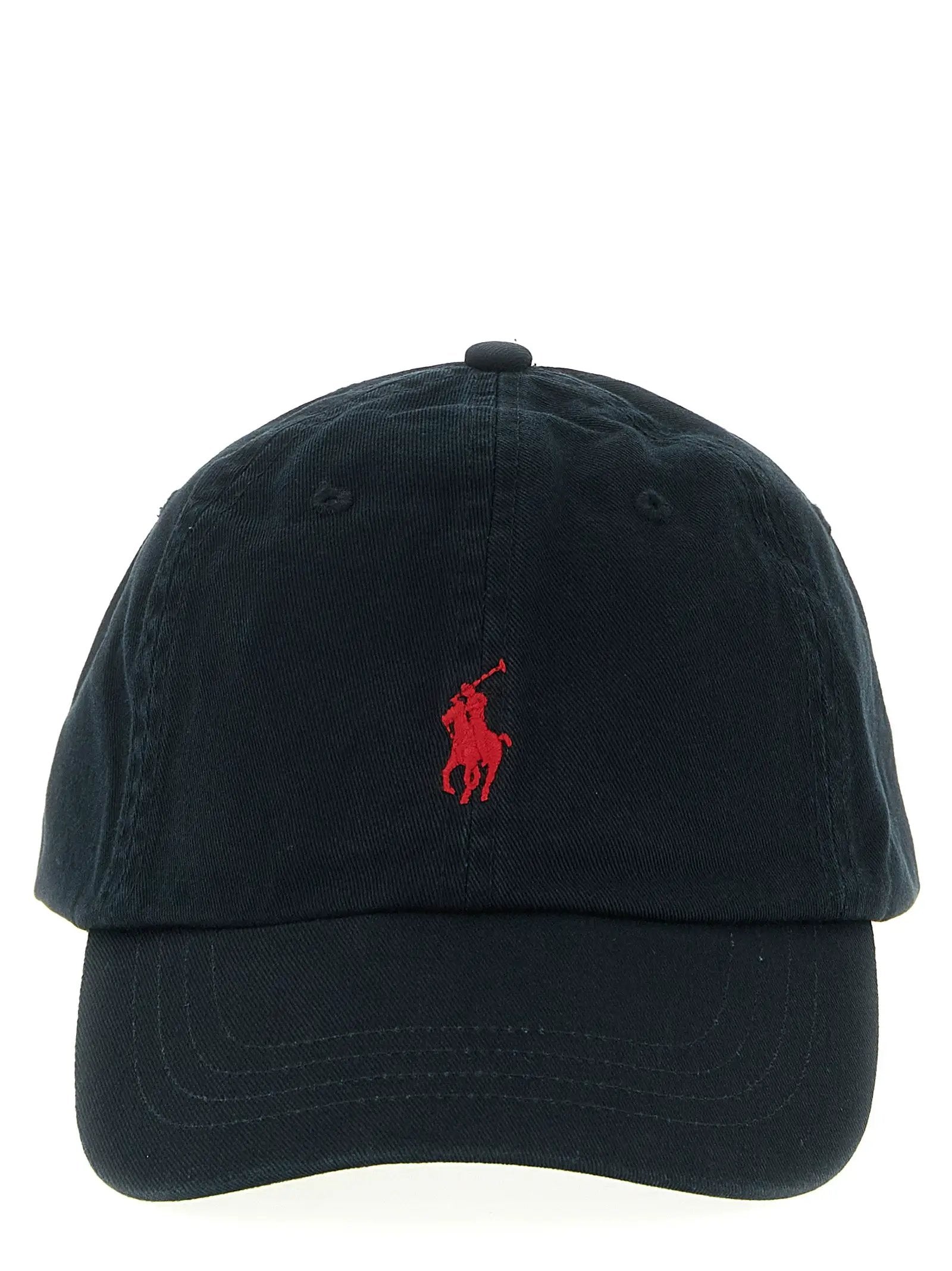 Polo Ralph Lauren Black Cotton Cap (Baseball Hat)