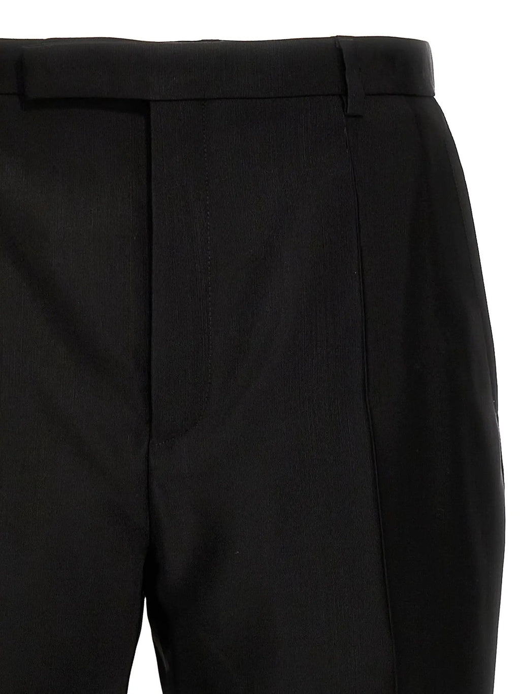 Saint Laurent Black Acetate Dress Pants