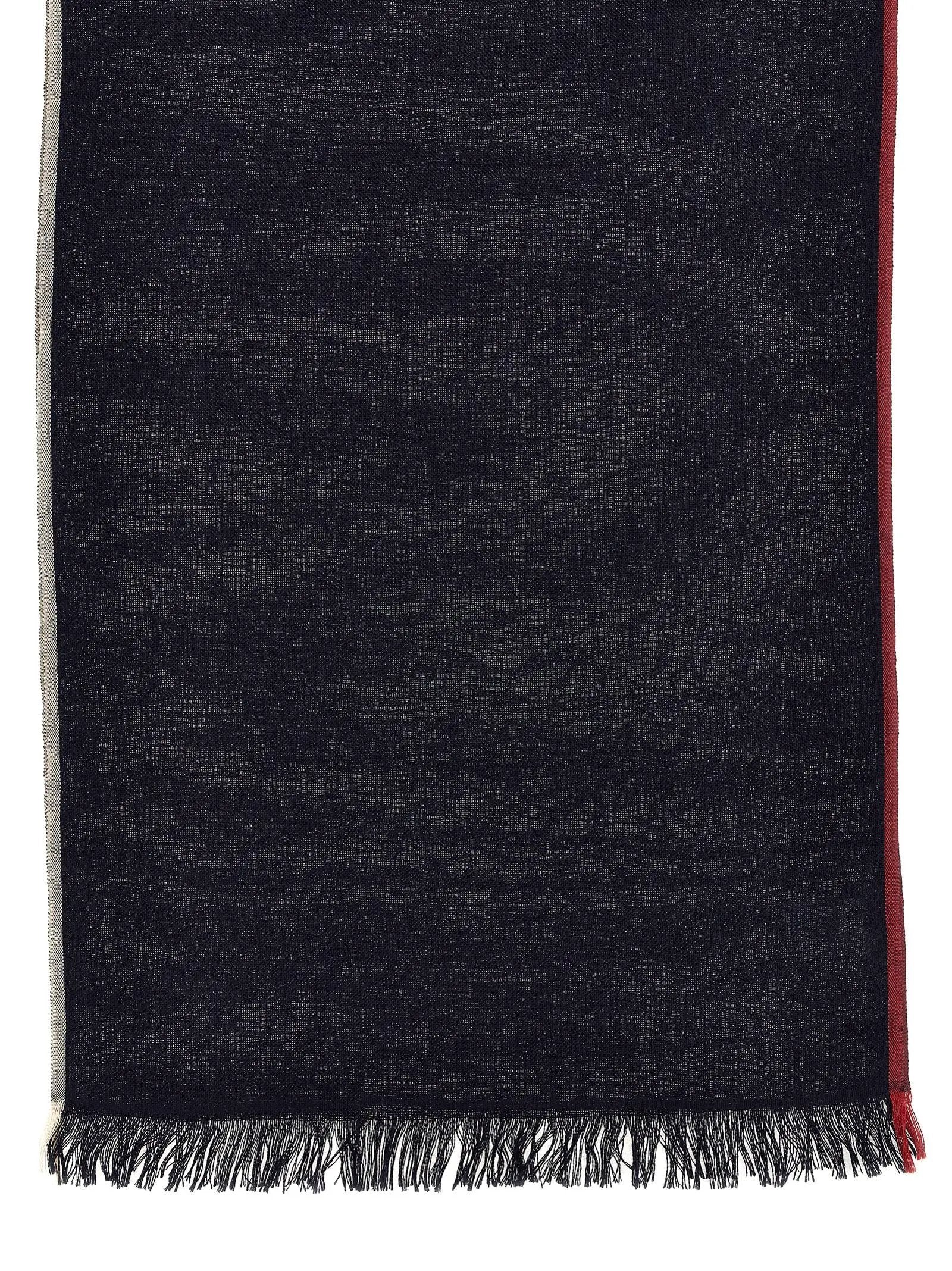 Brunello Cucinelli Blue Cashmere Scarf