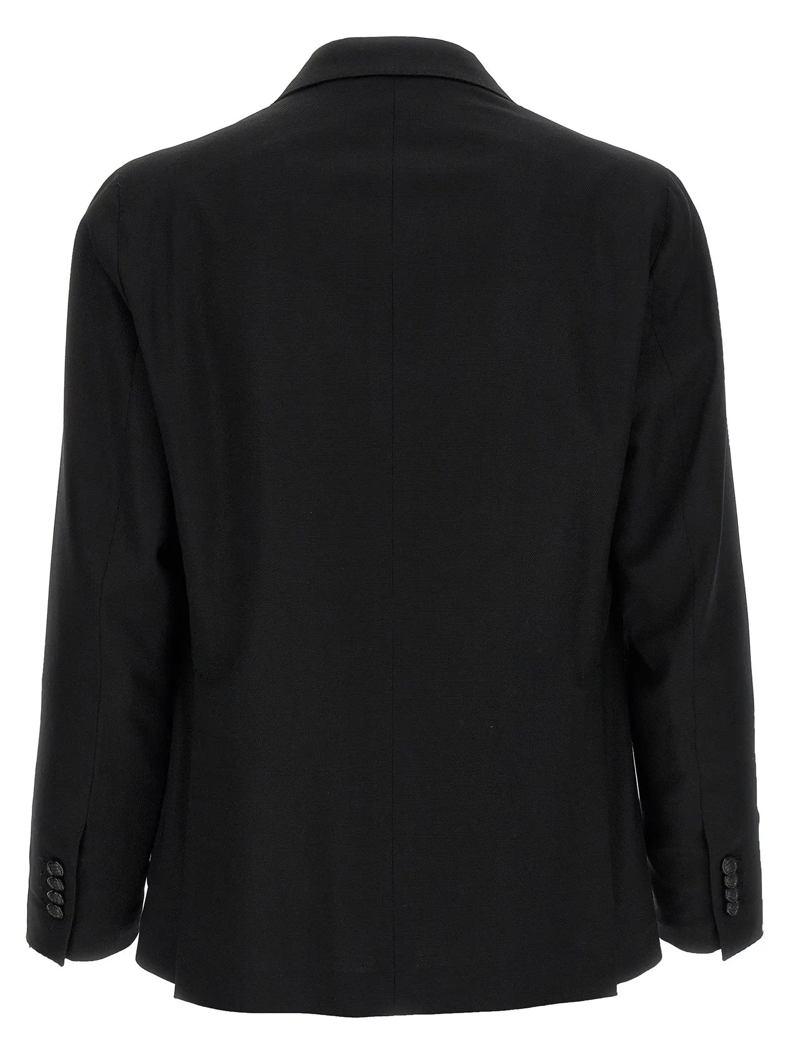 Veste Tagliatore noire en laine vierge