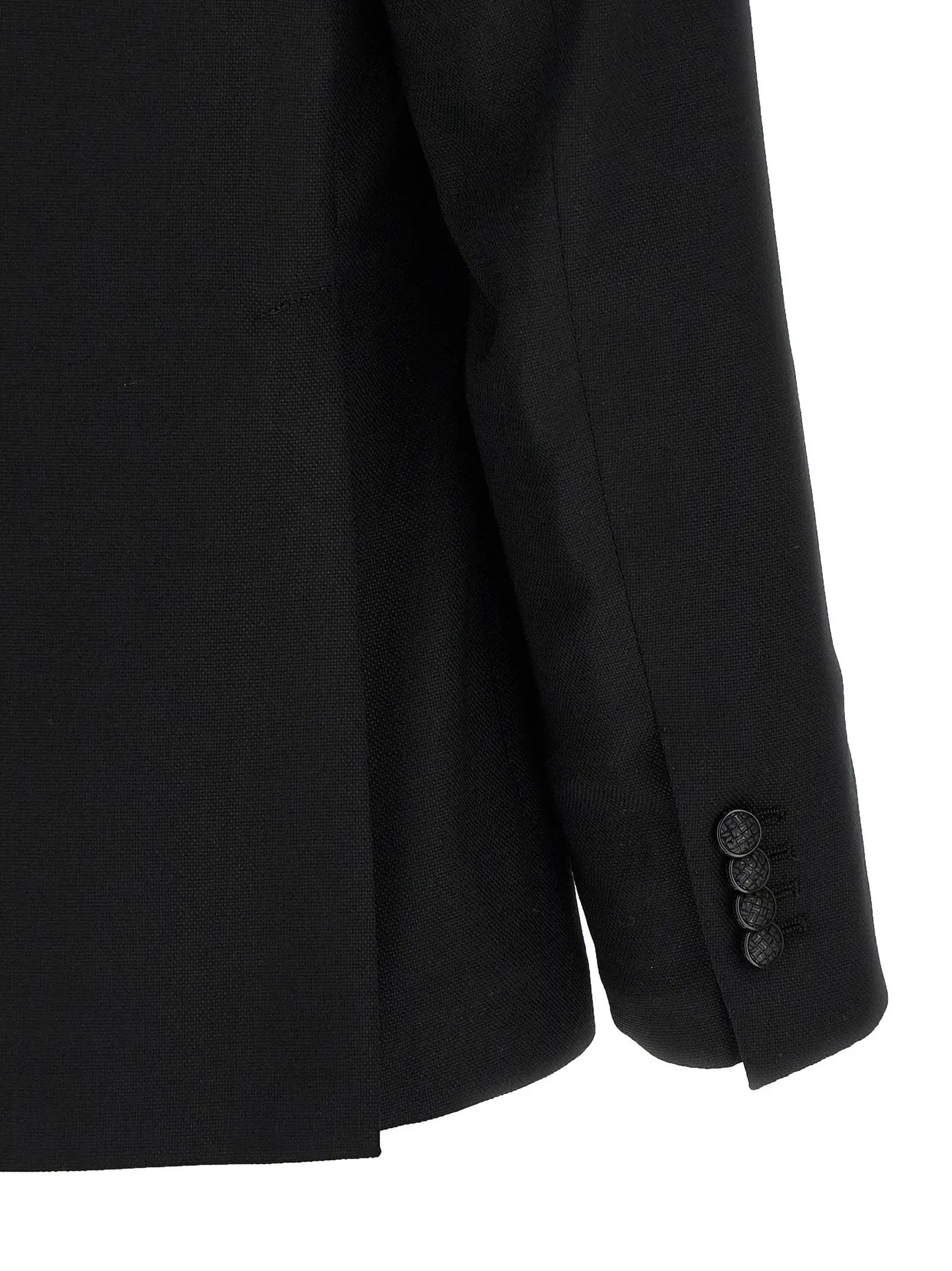 Veste Tagliatore noire en laine vierge