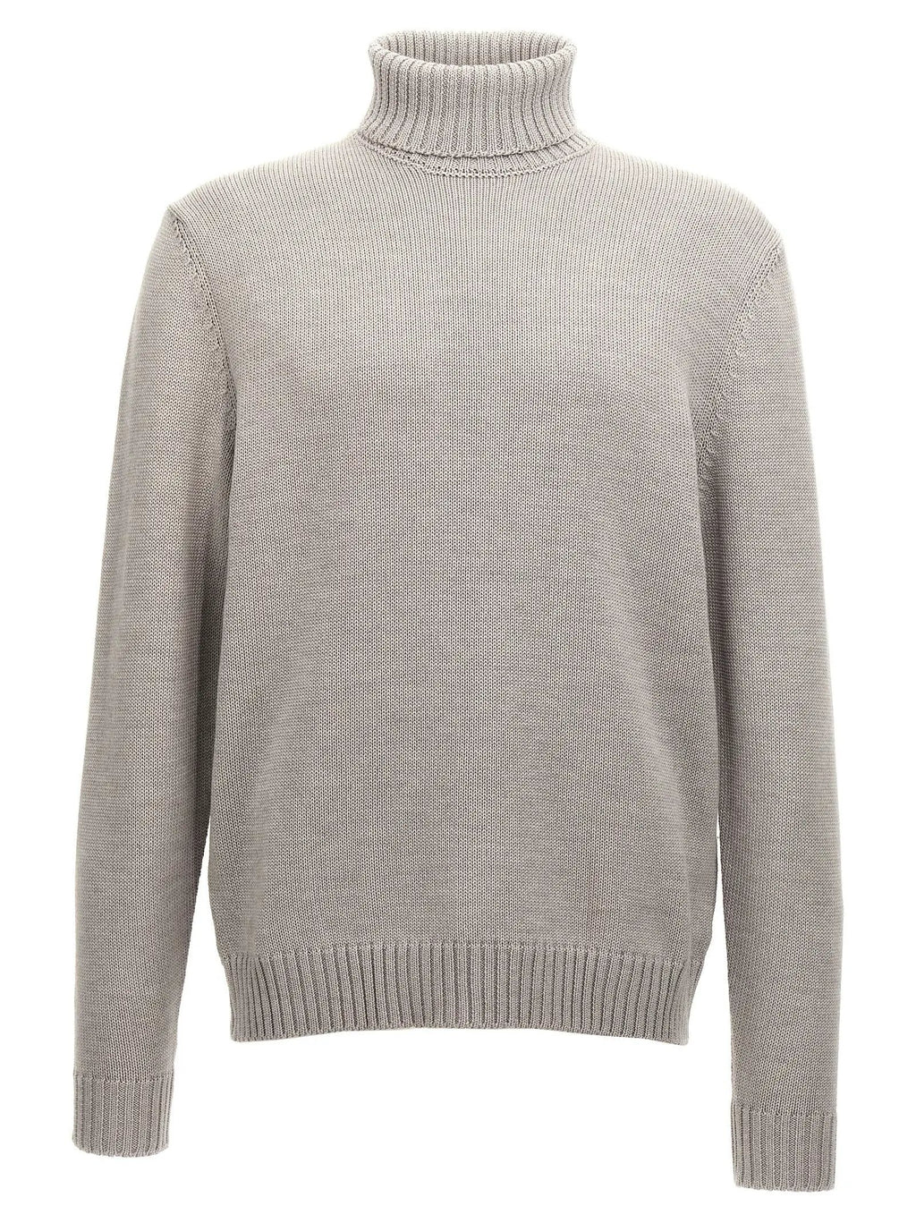 ZANONE Gray Virgin Wool Cardigan