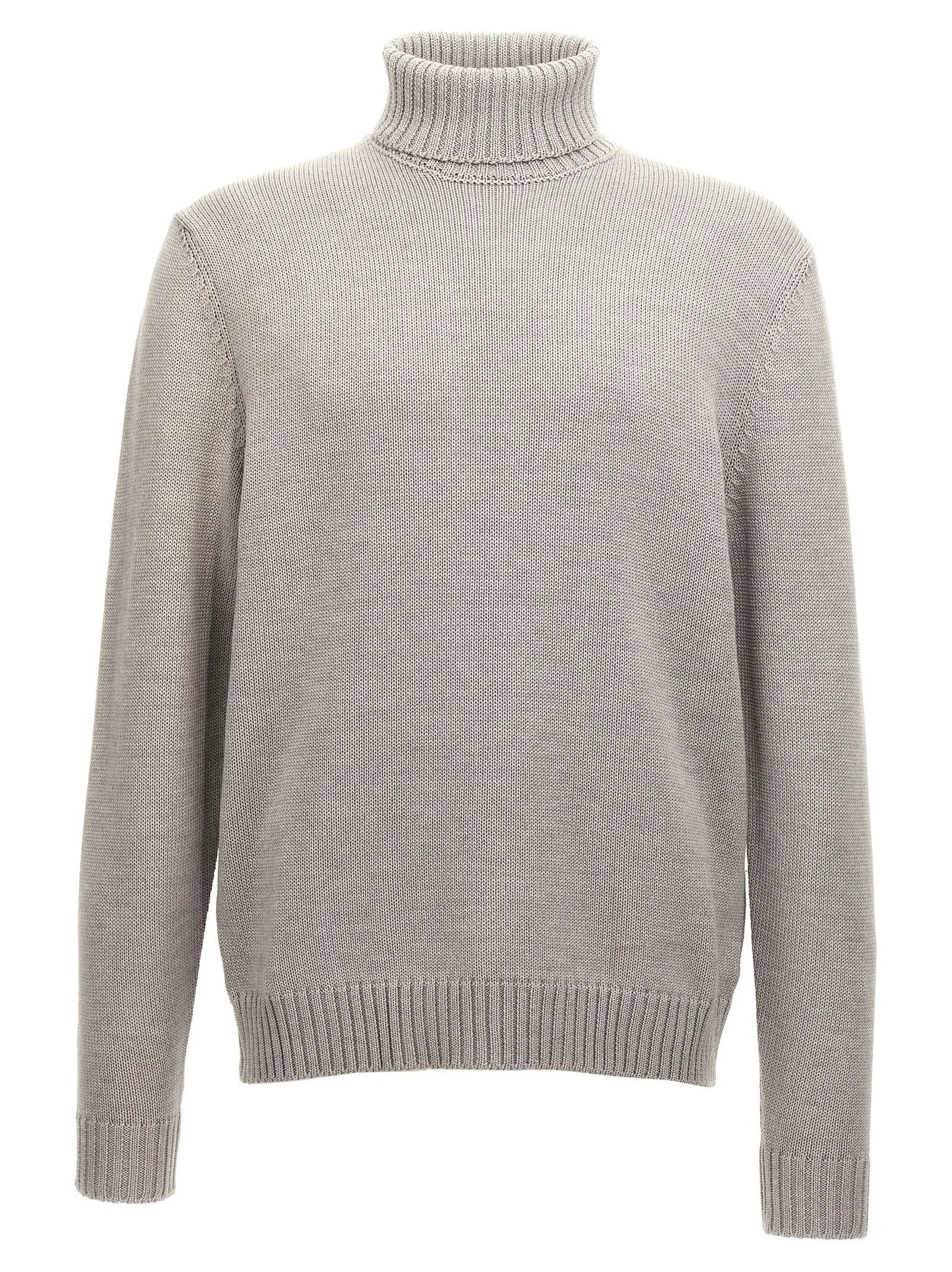 ZANONE Gray Virgin Wool Cardigan