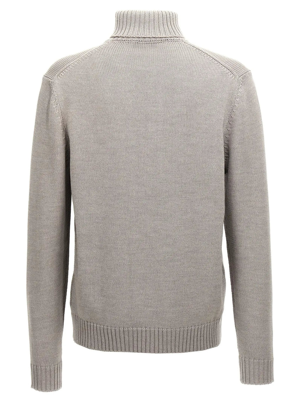 ZANONE Gray Virgin Wool Cardigan