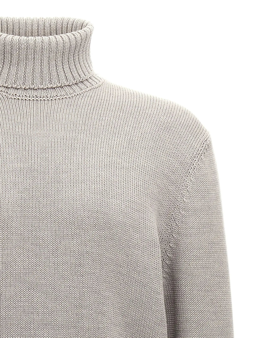 ZANONE Gray Virgin Wool Cardigan