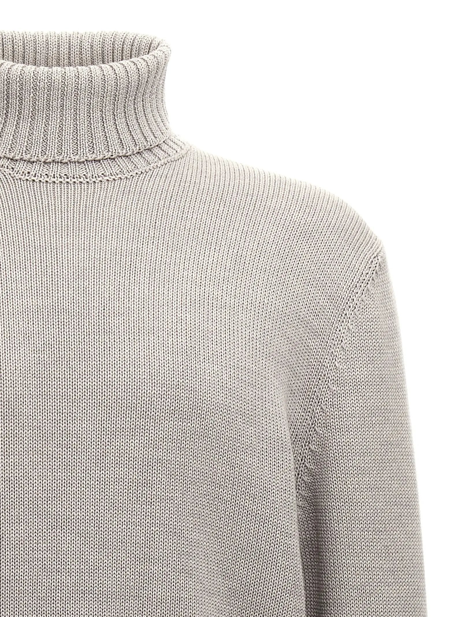 ZANONE Gray Virgin Wool Cardigan
