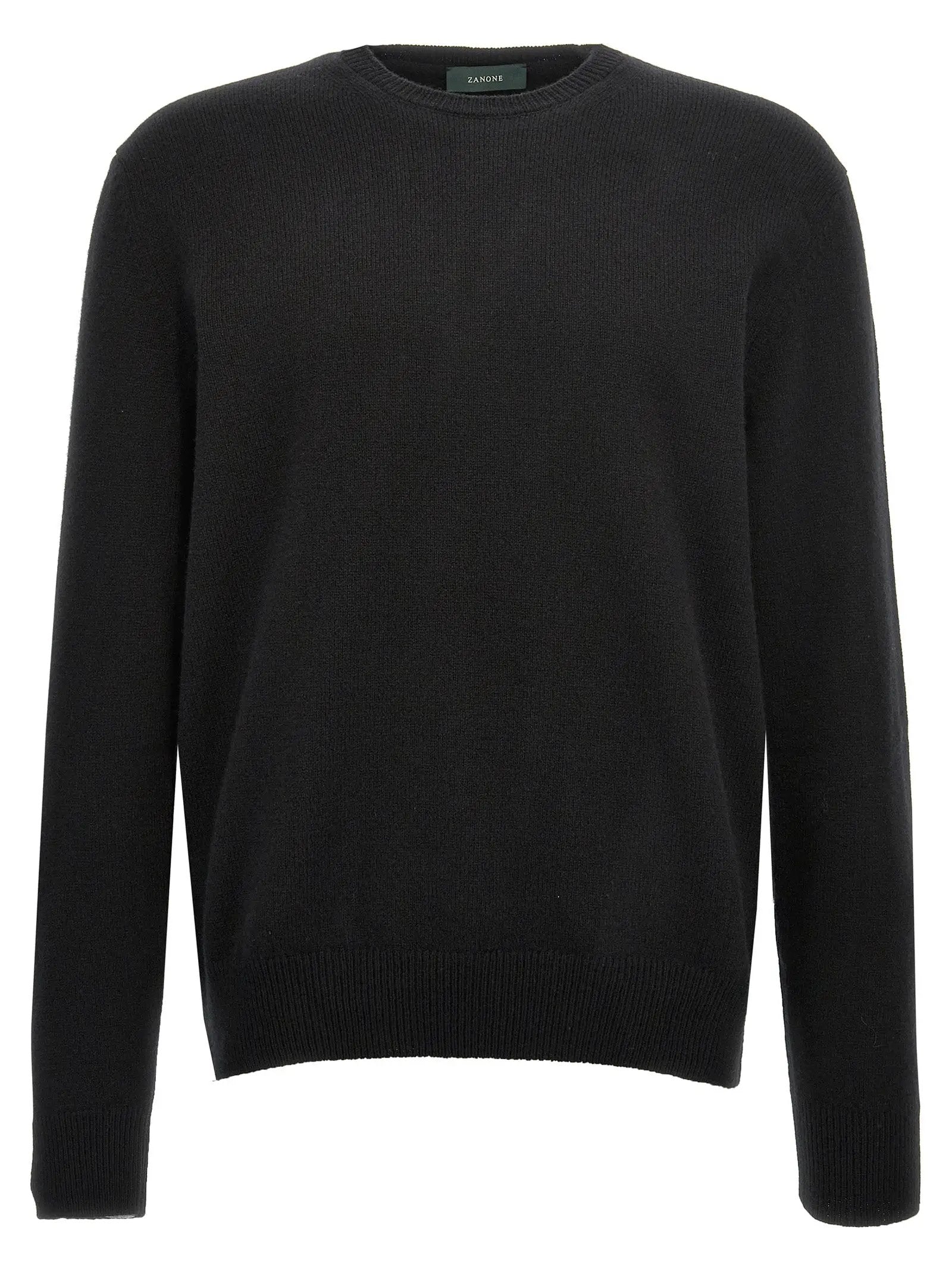 ZANONE Black Virgin Wool Cardigan