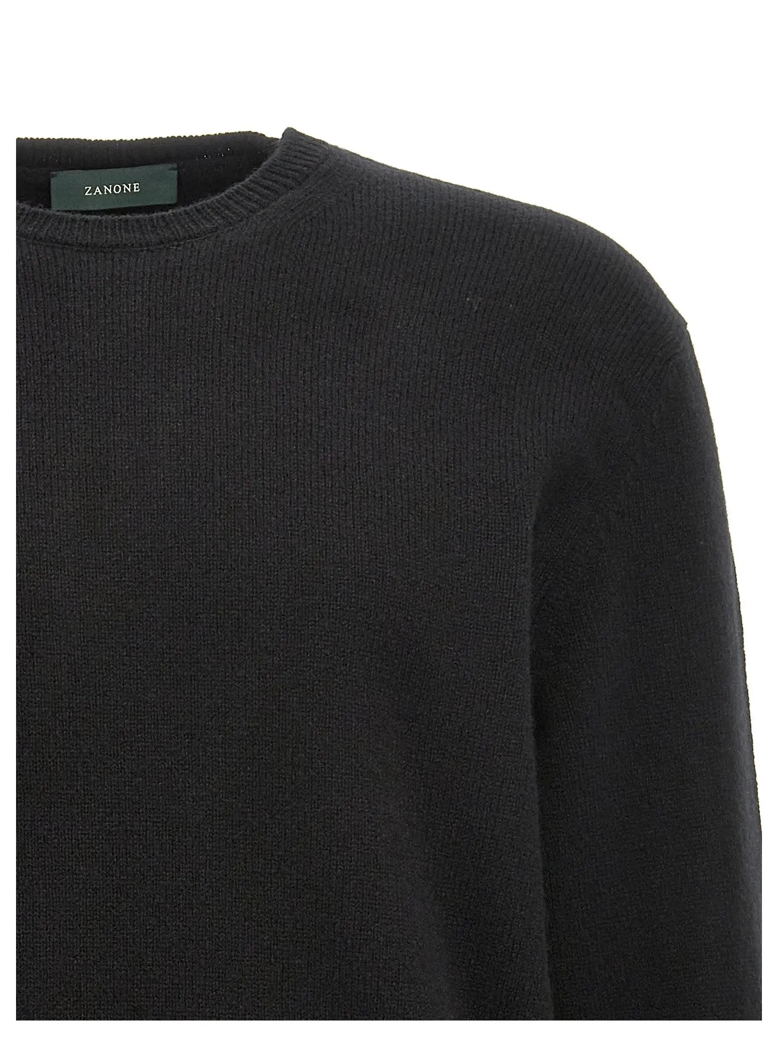 ZANONE Black Virgin Wool Cardigan