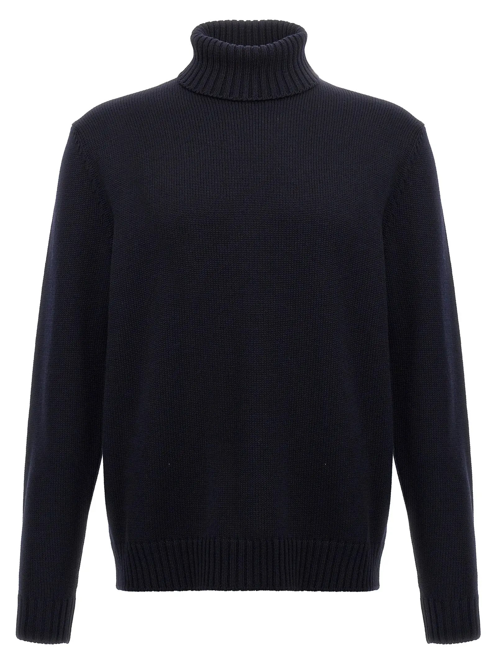 ZANONE Blue Virgin Wool Cardigan