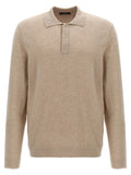 ZANONE Beige Virgin Wool Polo Shirt