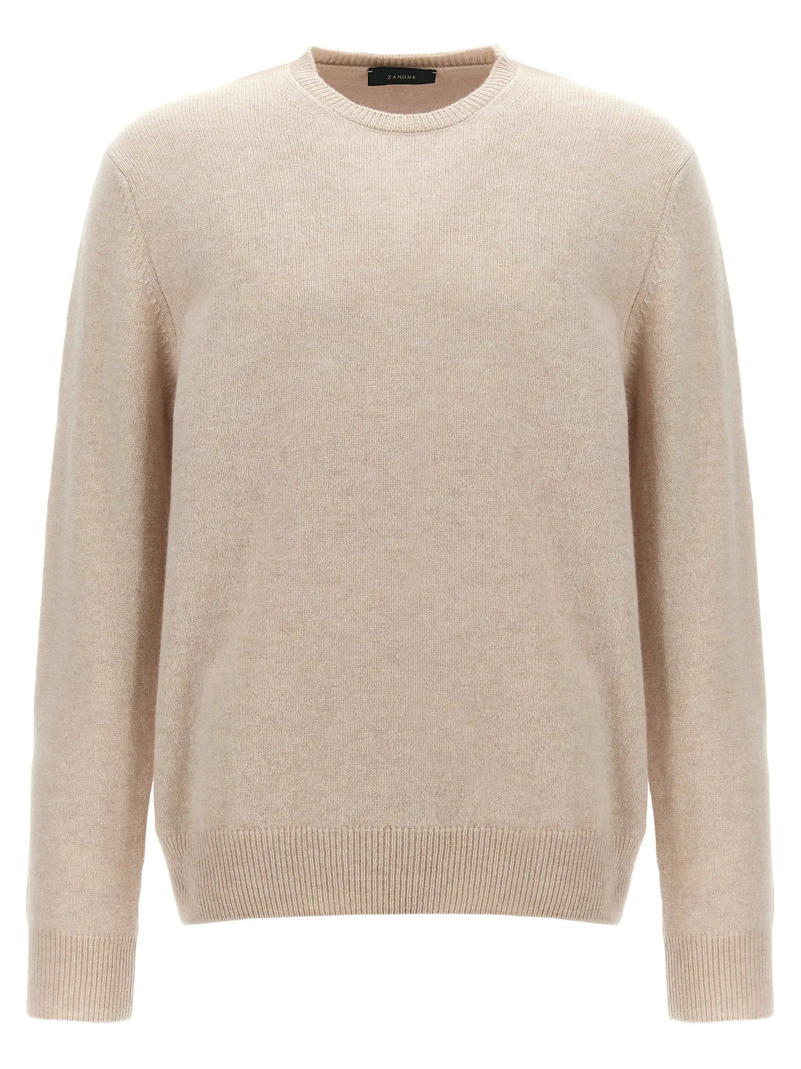 ZANONE Beige Virgin Wool Cardigan