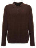 ZANONE Brown Virgin Wool Polo Shirt