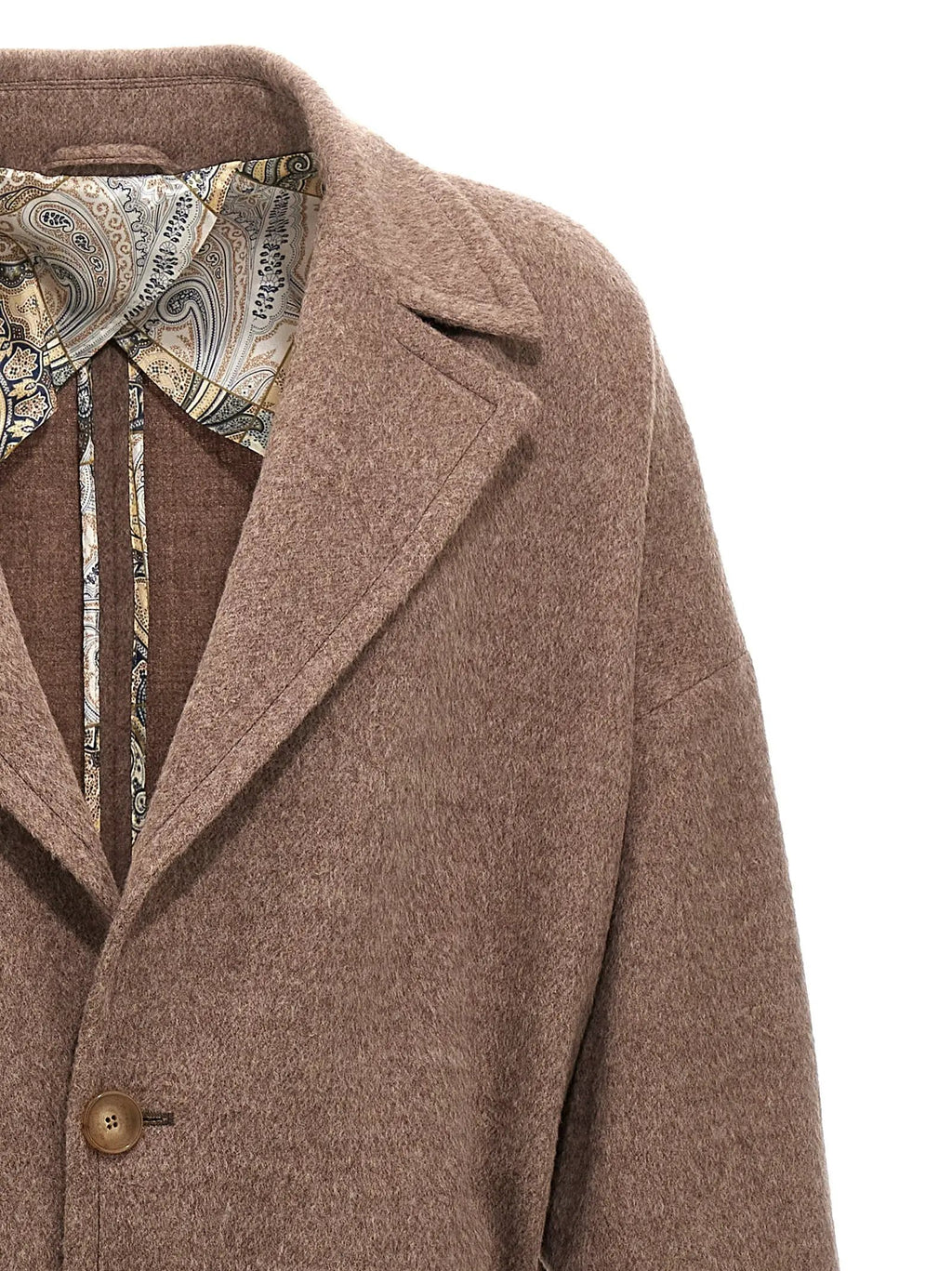 Etro Beige Wool Coat