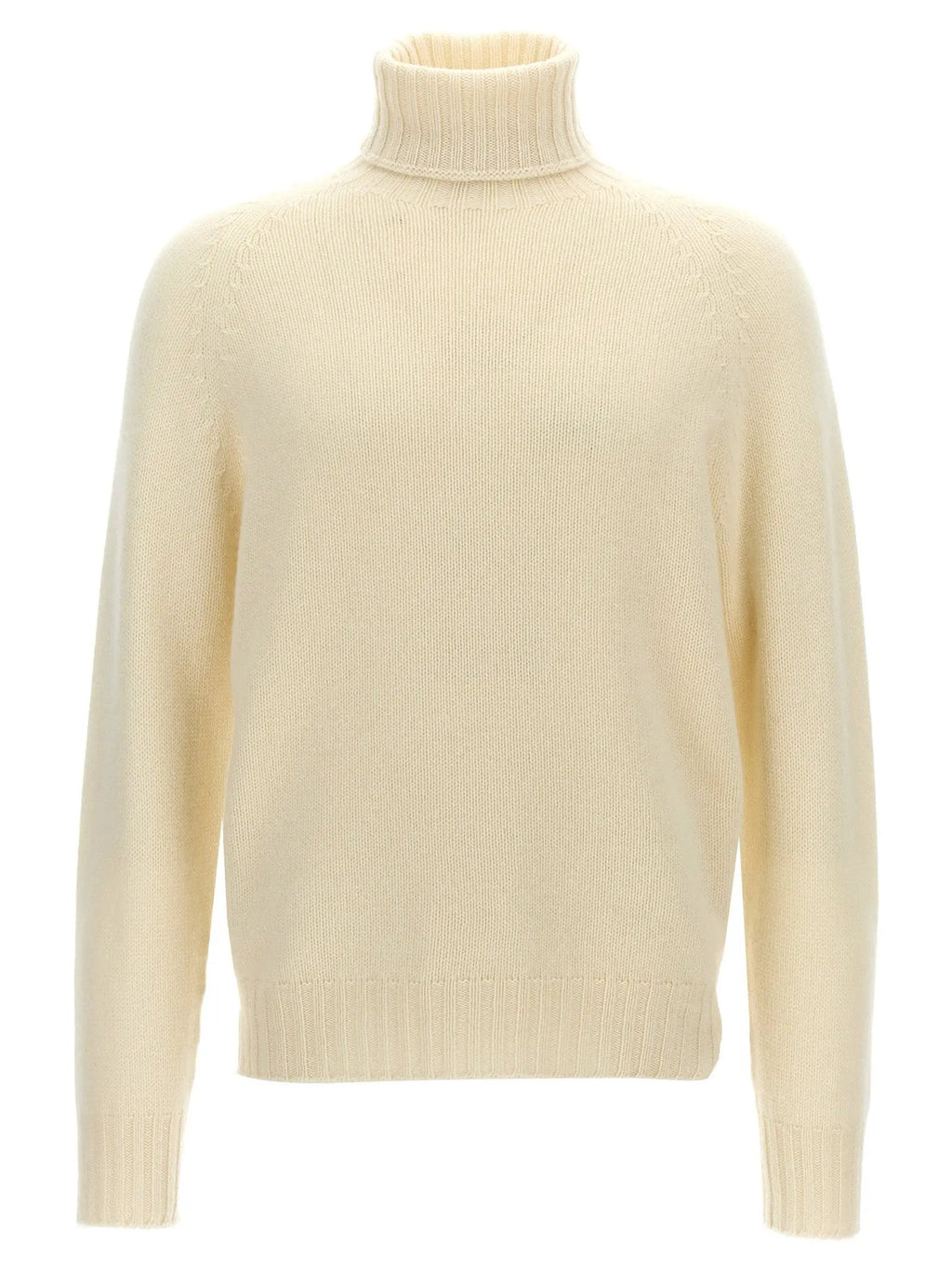MA'RY'YA White Wool Cardigan