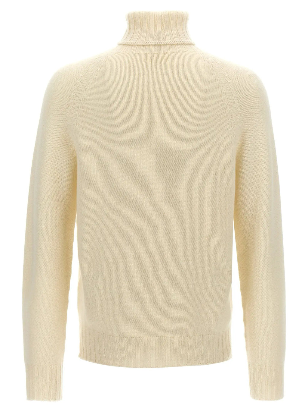 MA'RY'YA White Wool Cardigan