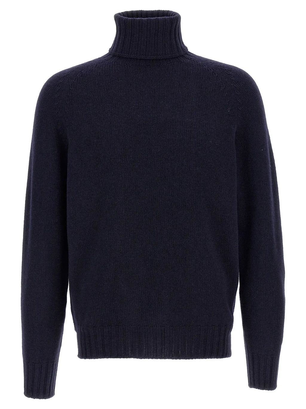 MA'RY'YA Blue Wool Cardigan