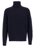 MA'RY'YA Blue Wool Cardigan
