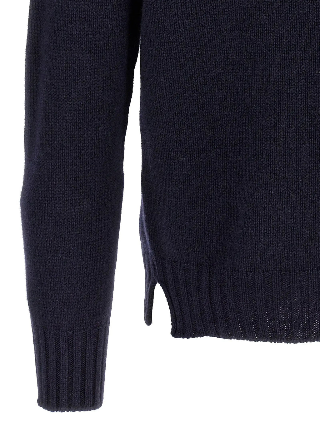 MA'RY'YA Blue Wool Cardigan