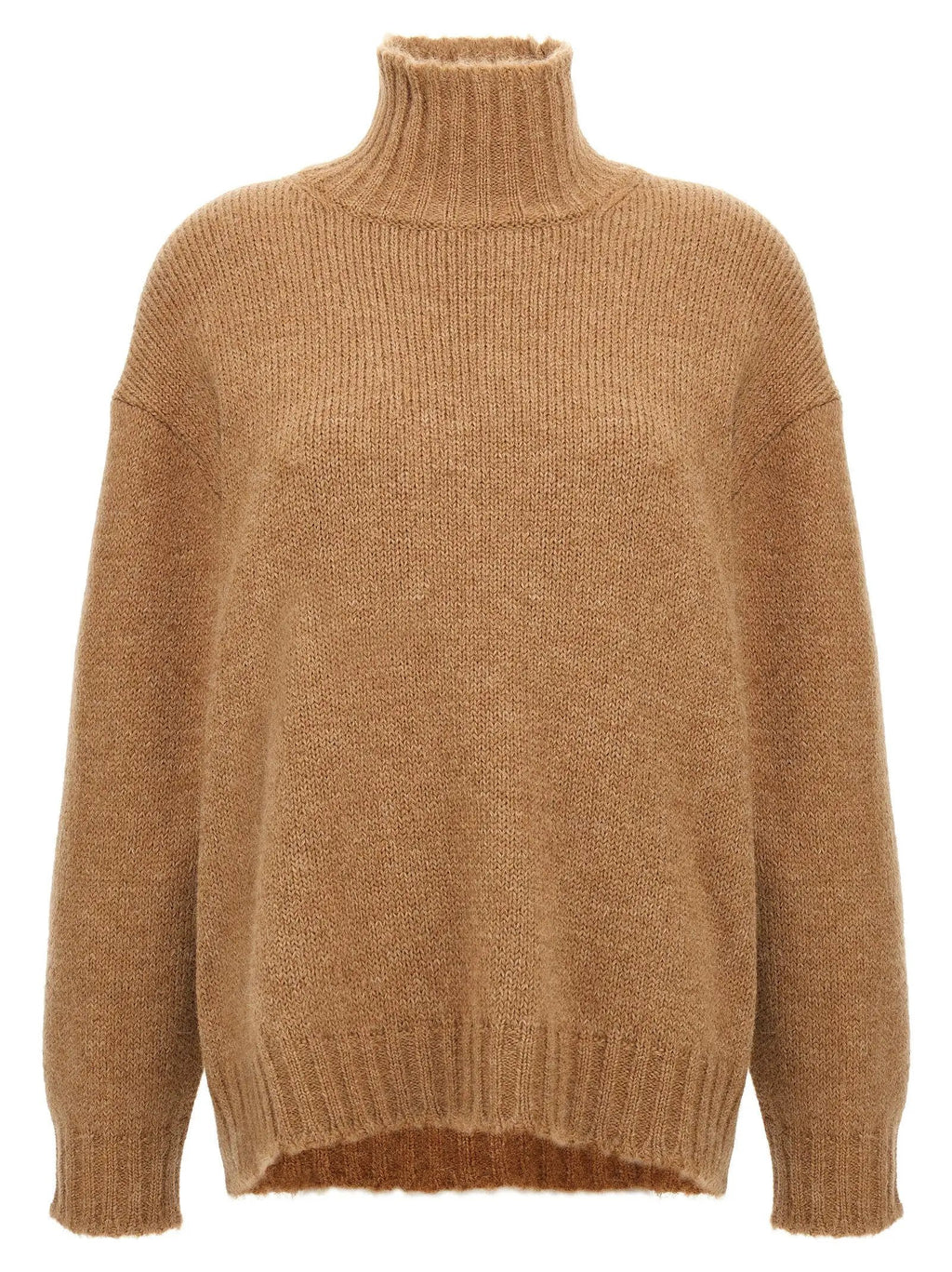 Jil Sander Beige Wool Cardigan