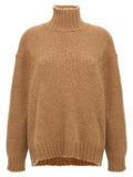 Jil Sander Beige Wool Cardigan