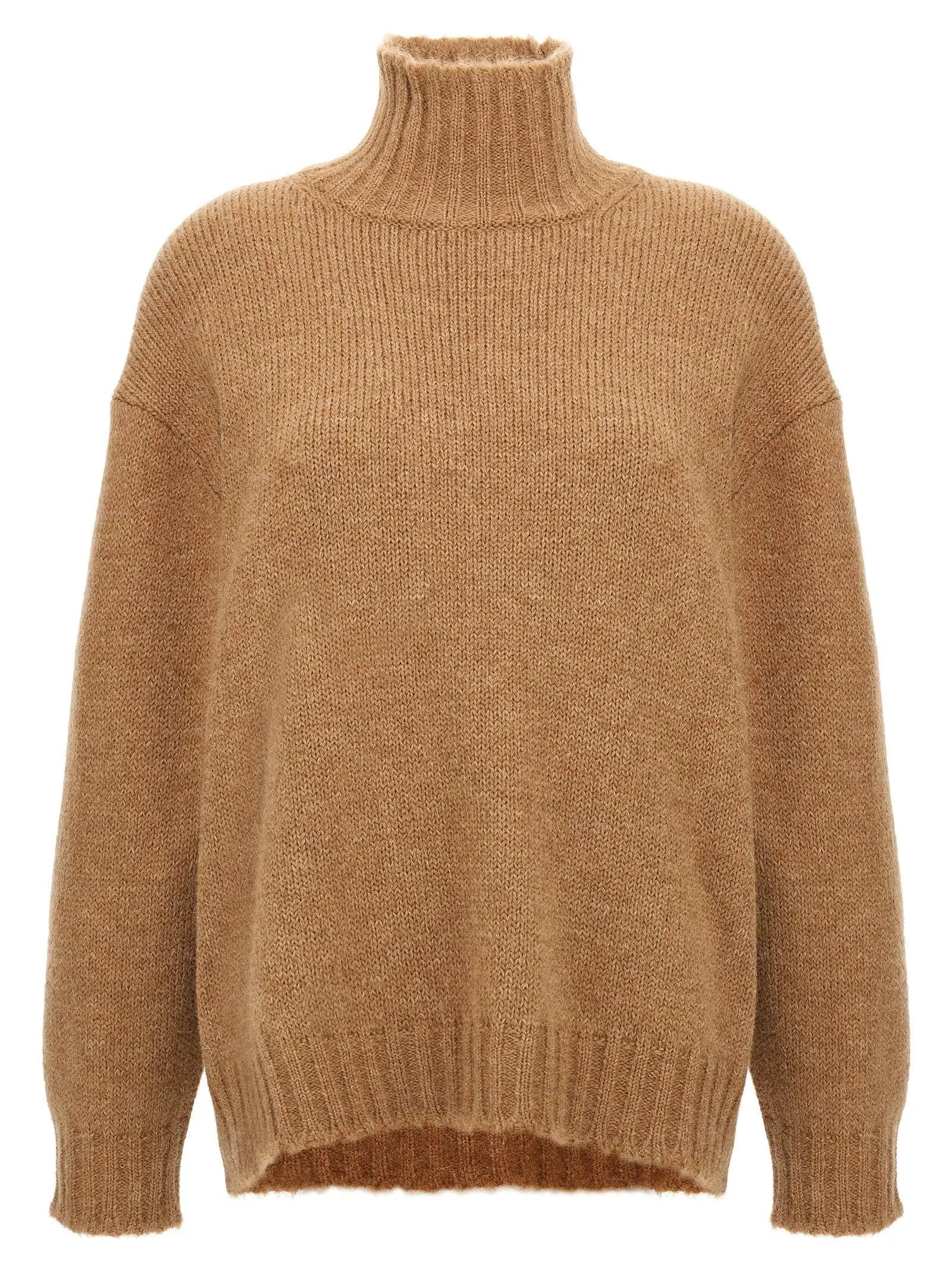 Jil Sander Beige Wool Cardigan