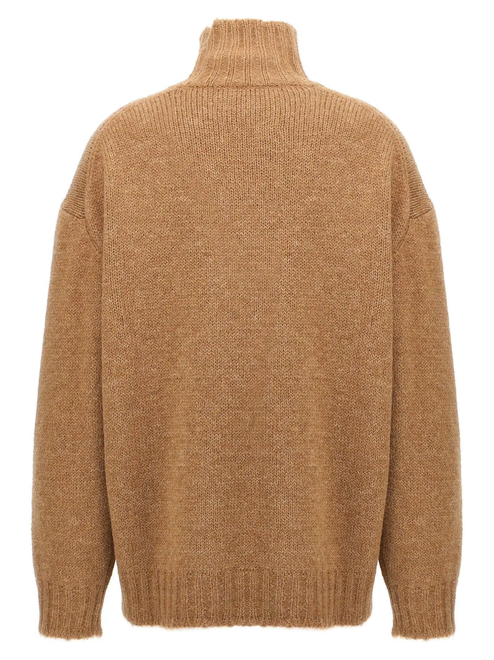 Jil Sander Beige Wool Cardigan