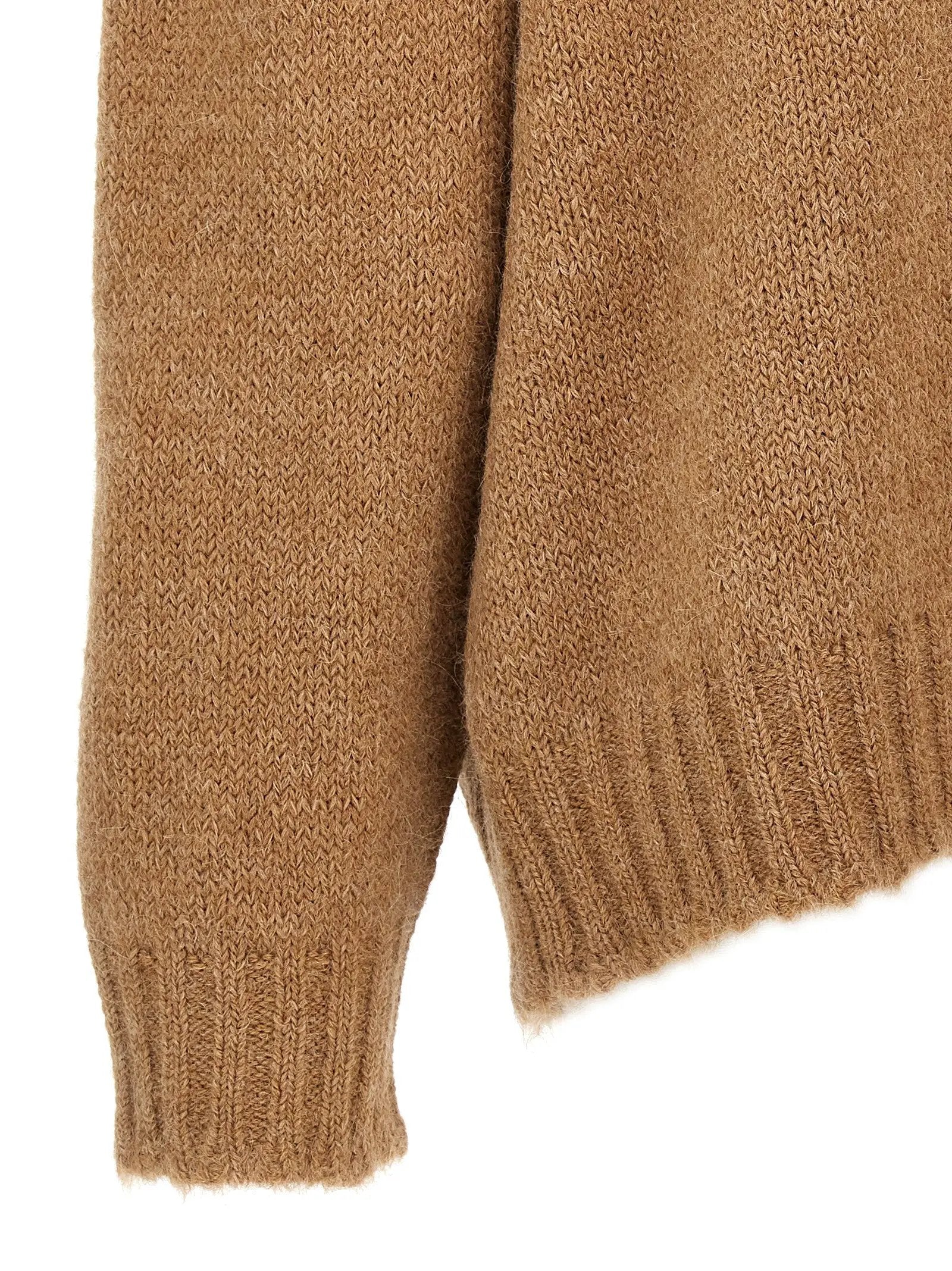 Jil Sander Beige Wool Cardigan