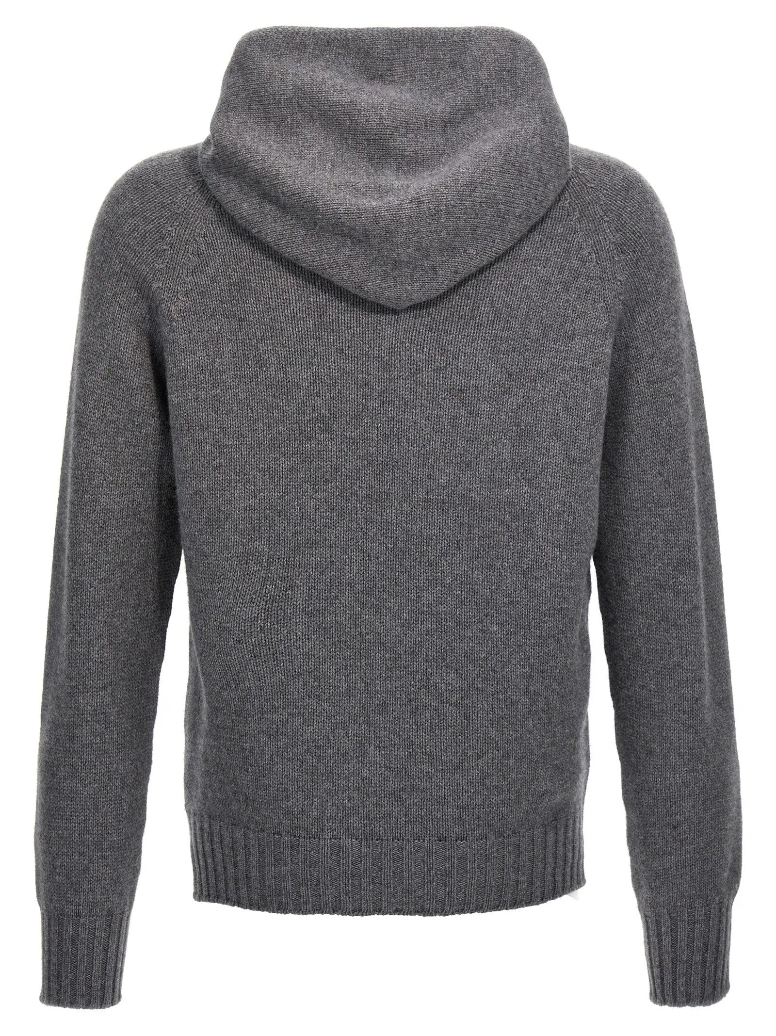 MA'RY'YA Gray Wool Cardigan